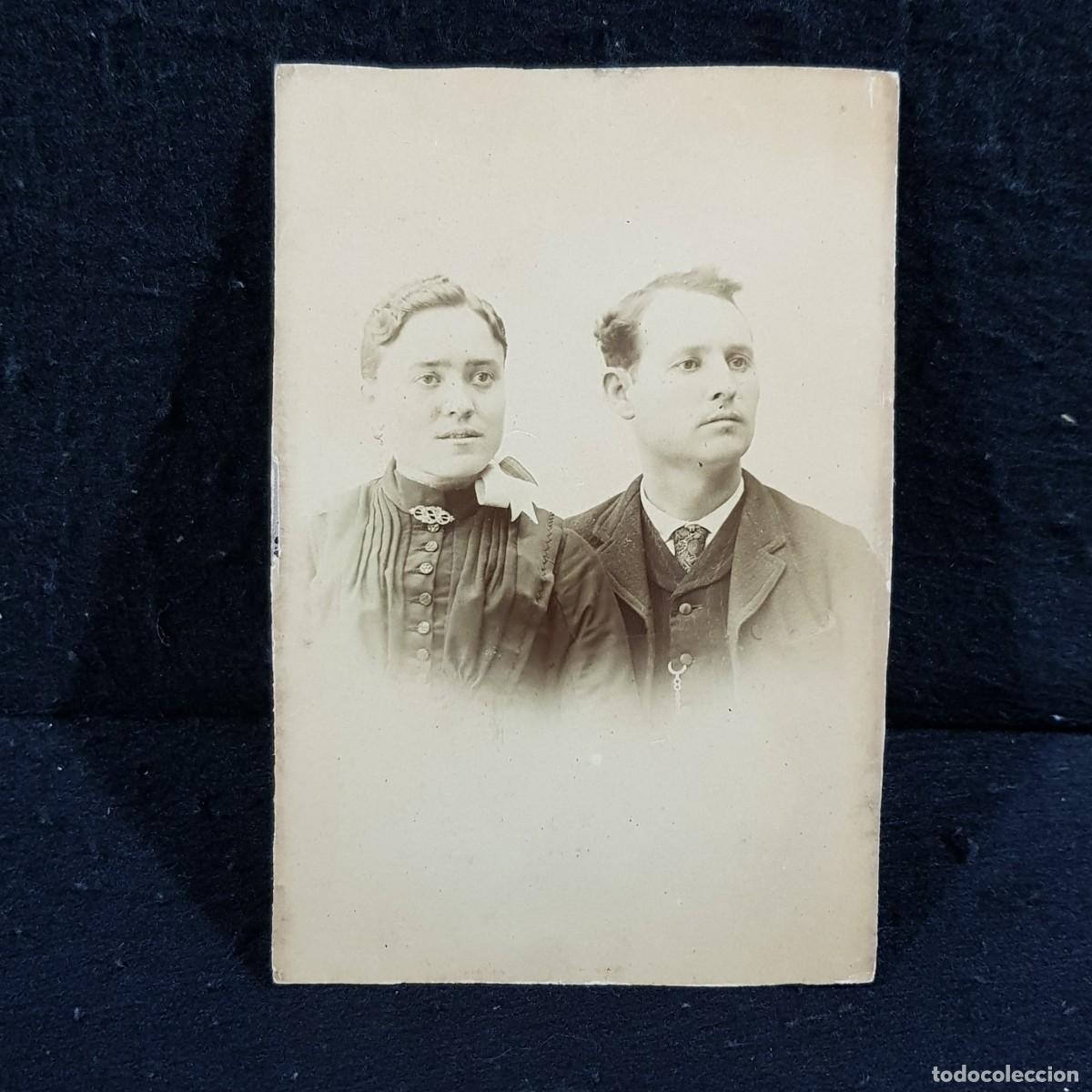 Fotografia antiga: FOTOGRAFIA - PAREJA MODERNISTA - FOTO DE ESTUDIO - C. 1900 / 8