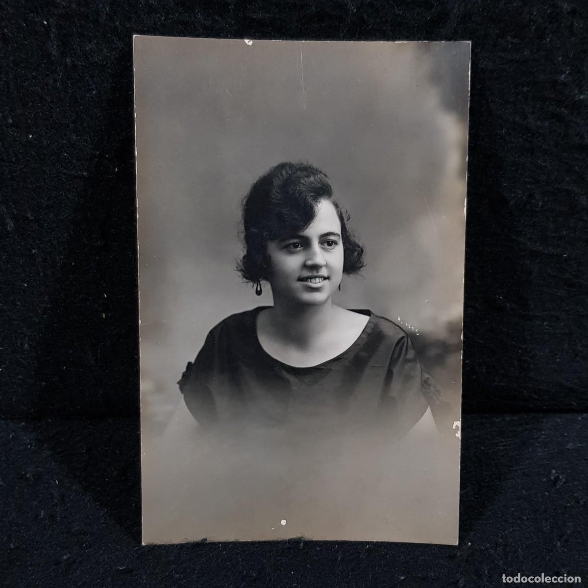 Fotografia antica: FOTOGRAFIA - ADLERT, VILLANUEVA Y GELTR&Uacute; - MUJER ELEGANTE - FOTO DE ESTUDIO - C. 1900 / 30
