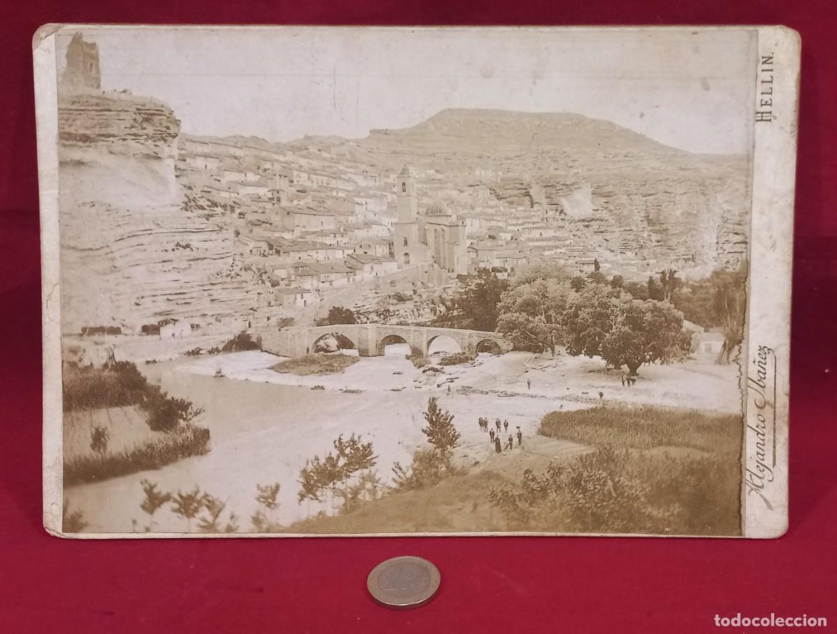 Antique Photography: FOTOGRAFIA CON BASE DE CARTON CON VISTAS ALCALA DEL JUCAR, FOTOGRAFO ALEJANDRO IBA&Ntilde;EZ - pp. S. XX