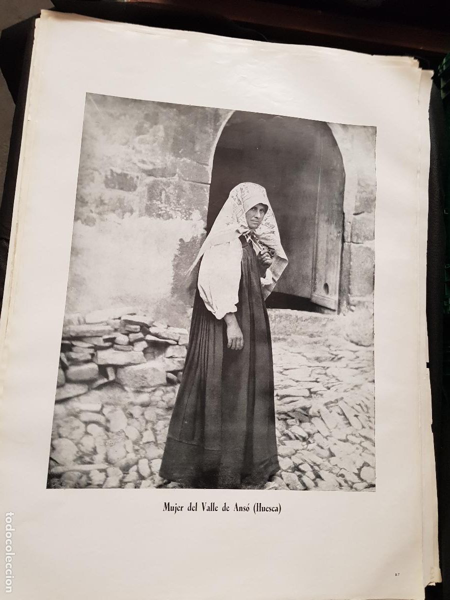 Fotograf&iacute;a antigua: MUJER DEL VALLE DE ANSO HUESCA - Foto 1