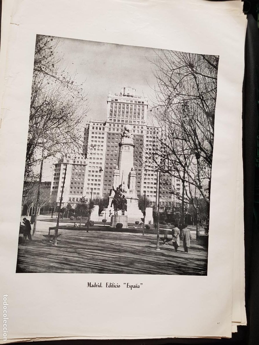 Fotograf&iacute;a antigua: MADRID EDIFICIO ESPA&Ntilde;A - Foto 1