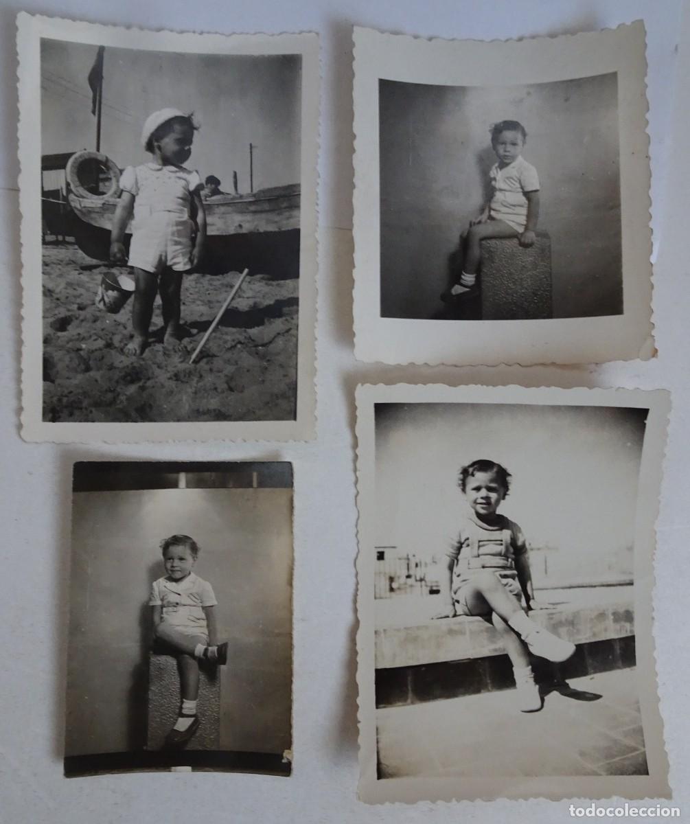Antique Photography: LOTE DE 4 ANTIGUAS FOTOGRAF&Iacute;AS B/N , NI&Ntilde;OS, VER FOTOS