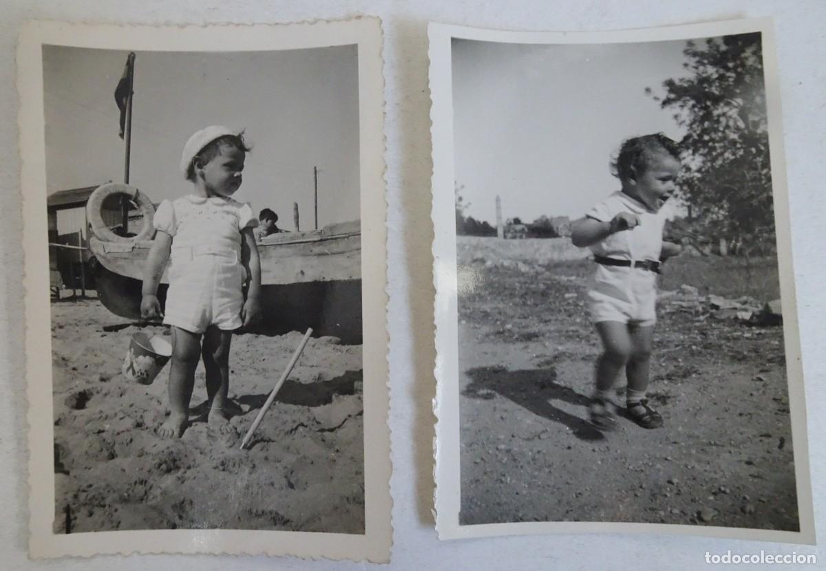 Fotograf&iacute;a antigua: LOTE DE 2 ANTIGUAS FOTOGRAF&Iacute;AS B/N , NI&Ntilde;OS , VER FOTOS