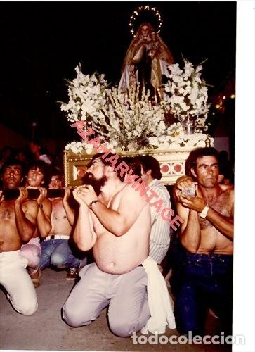 Fotograf&iacute;a antigua: 1987, ANTIGUA FOTOGRAFIA PROCESION DE LA VIRGEN DEL CARMEN, 126X176MM