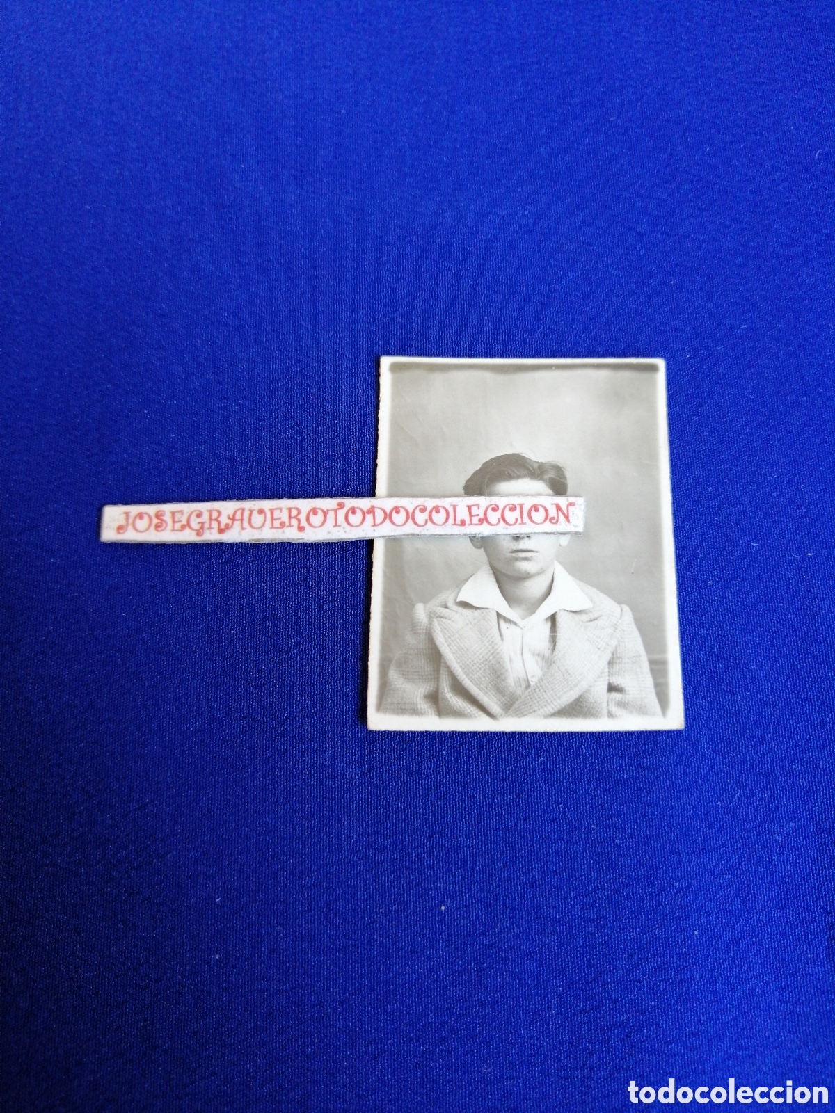 Fotografia antica: NI&Ntilde;O MODELO FOTO CARNET FOTO Mat&oacute;n A&Ntilde;O 1932 FOTOGRAF&Iacute;A ANTIGUA