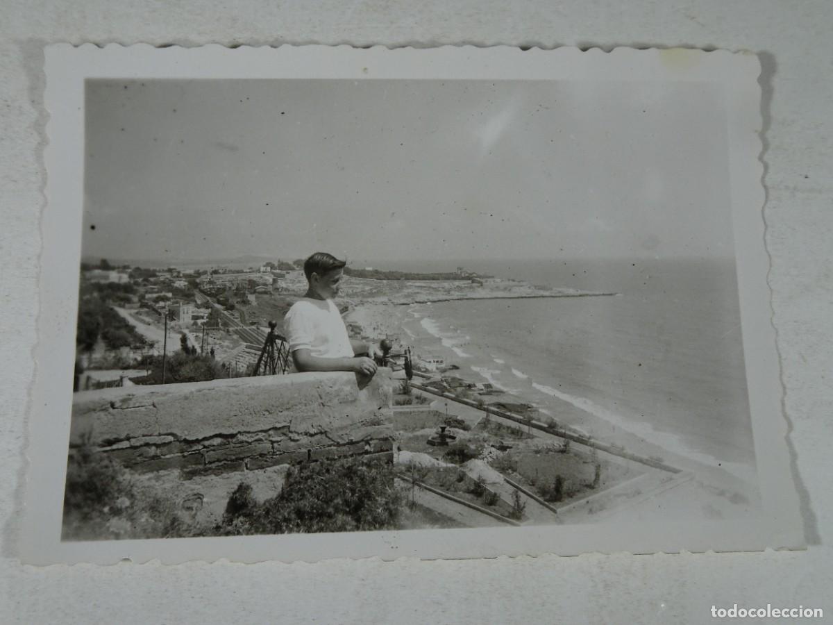 Fotografia antiga: ANTIGUA FOTOGRAF&Iacute;A B/N, NI&Ntilde;O, MIRADOR, VER FOTOS