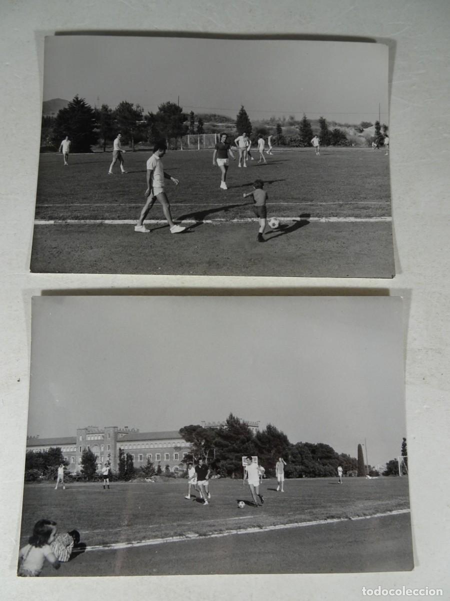 Fotograf&iacute;a antigua: 2 ANTIGUAS FOTOGRAF&Iacute;AS B/N, PARTIDO DE F&Uacute;TBOL , VER FOTOS