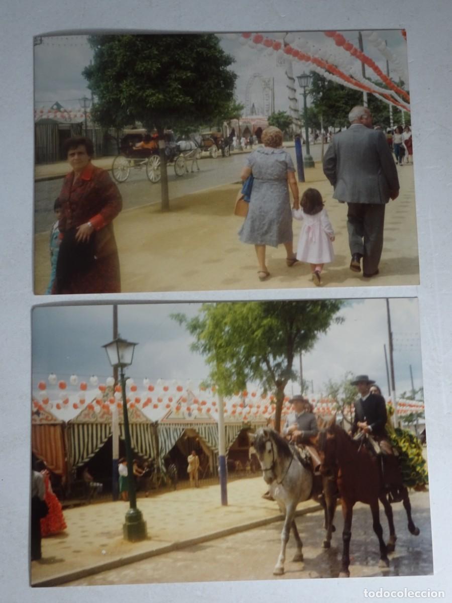 Alte Fotografie: 2 ANTIGUAS FOTOGRAF&Iacute;AS , FERIA DE ABRIL, VER FOTOS