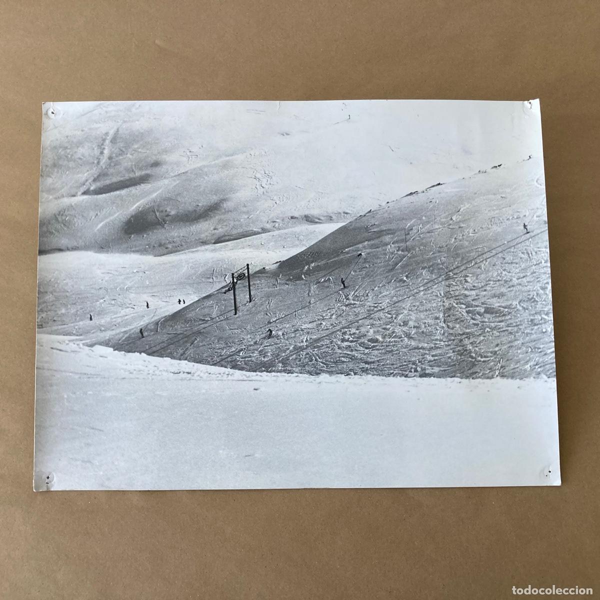 Fotograf&iacute;a antigua: FOTOGRAF&Iacute;A ESTACI&Oacute;N ESQU&Iacute; - GRAN TAMA&Ntilde;O 40 X 30 CM APROX. BLANCO Y NEGRO