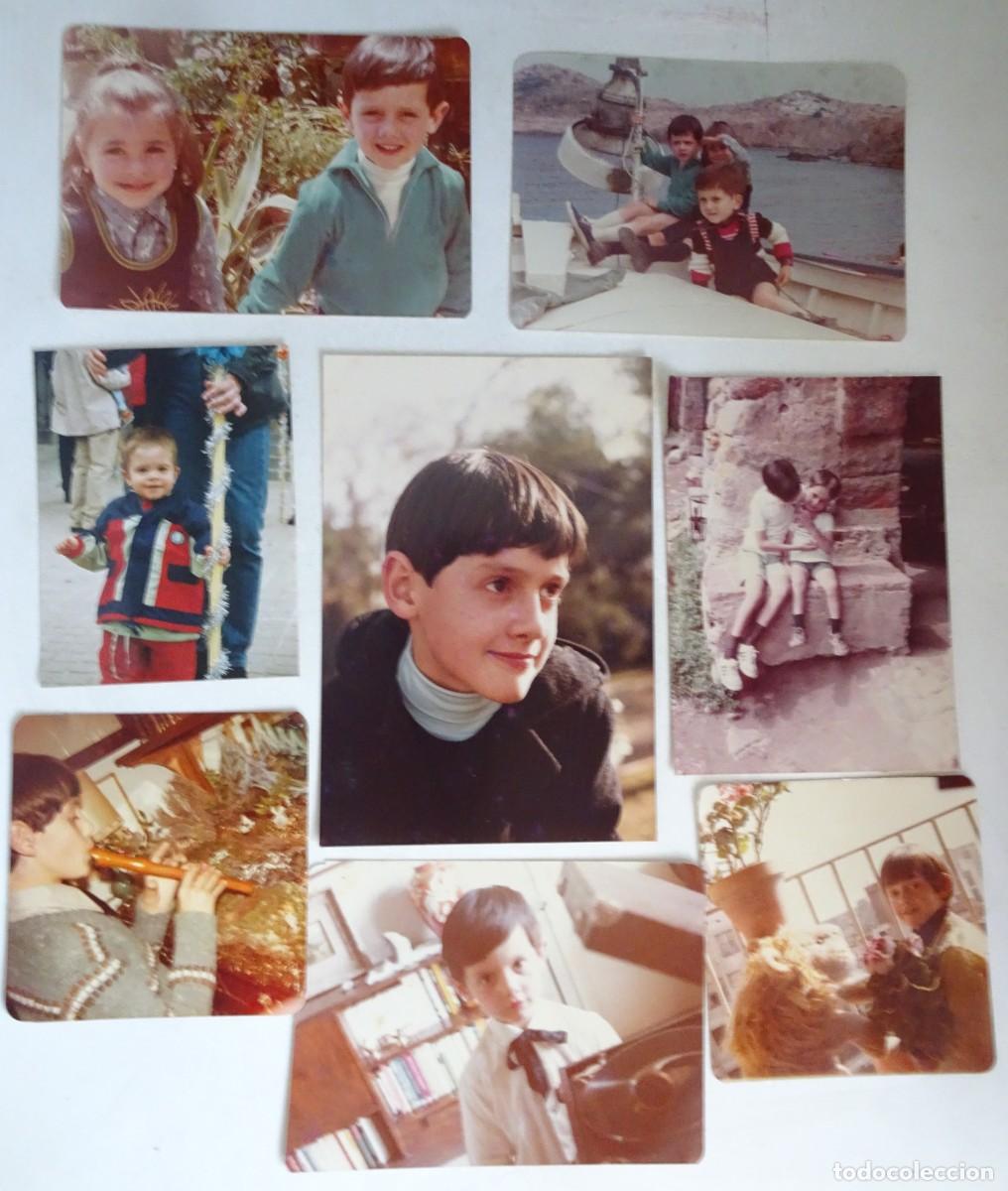 Fotografia antica: LOTE DE 8 ANTIGUAS FOTOGRAF&Iacute;AS NI&Ntilde;OS , VINTAGE VER FOTOS