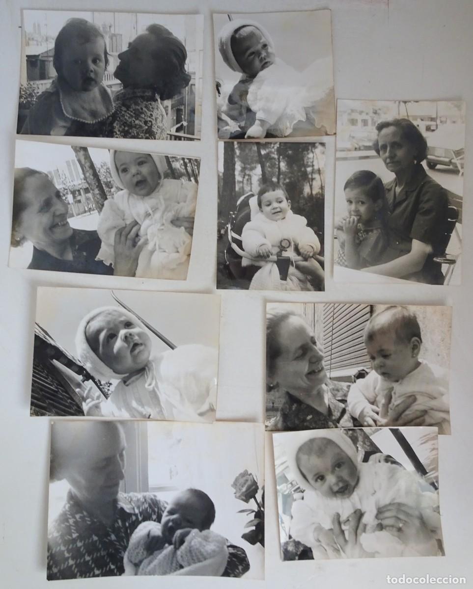 Fotografia antica: LOTE DE 9 ANTIGUAS FOTOGRAF&Iacute;AS NI&Ntilde;OS PEQUE&Ntilde;OS , BEB&Eacute;S , B/N , VER FOTOS