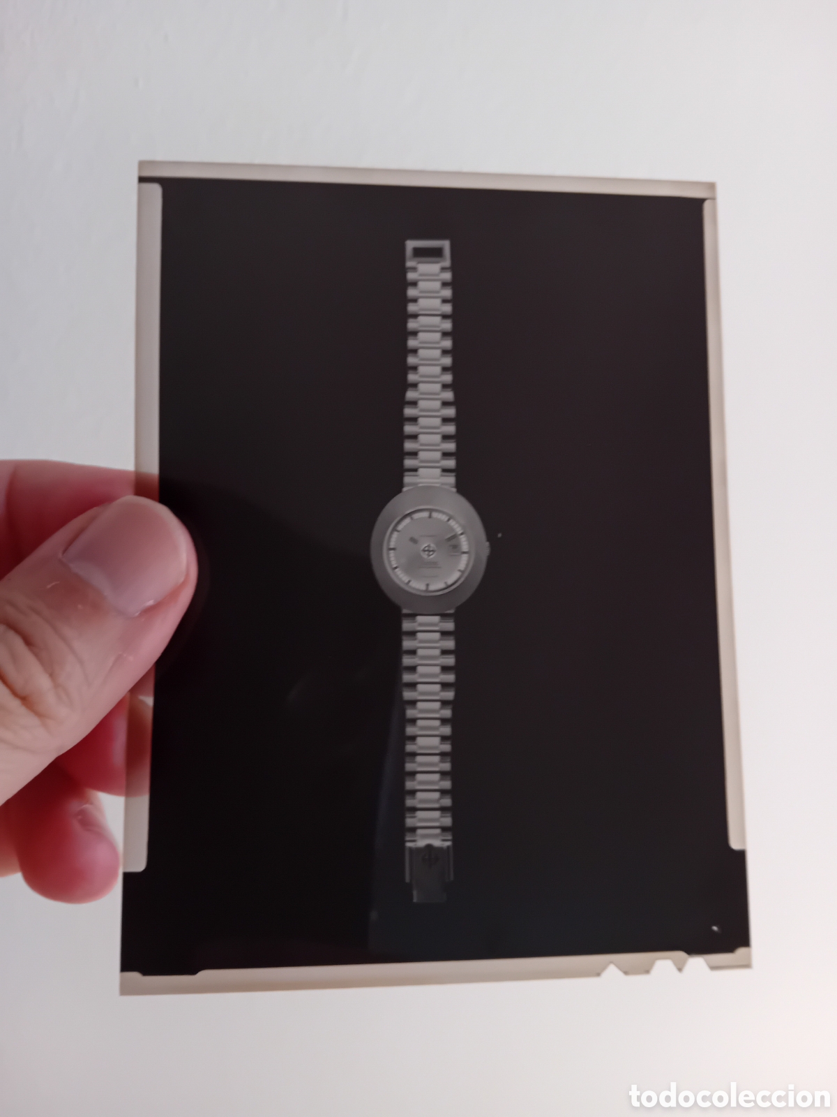Fotografia antica: RELOJ ZODIAC A&Ntilde;OS 70S. FOTOGRAF&Iacute;A ORIGINAL DE ESTUDIO. NEGATIVO GRAN FORMATO