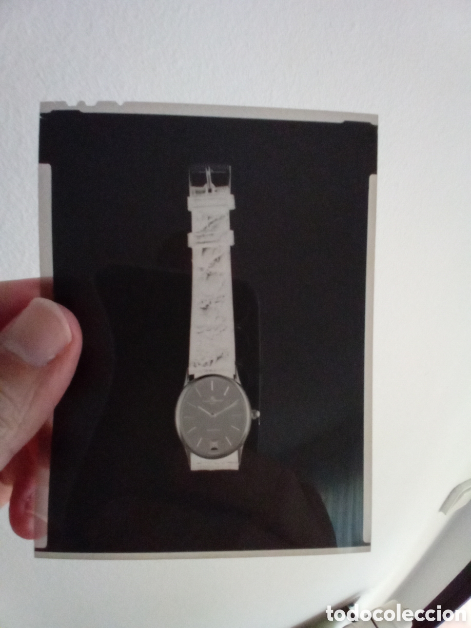 Fotografia antica: RELOJ BAUME & MERCIER A&Ntilde;OS 70S. FOTOGRAF&Iacute;A ORIGINAL DE ESTUDIO. NEGATIVO GRAN FORMATO