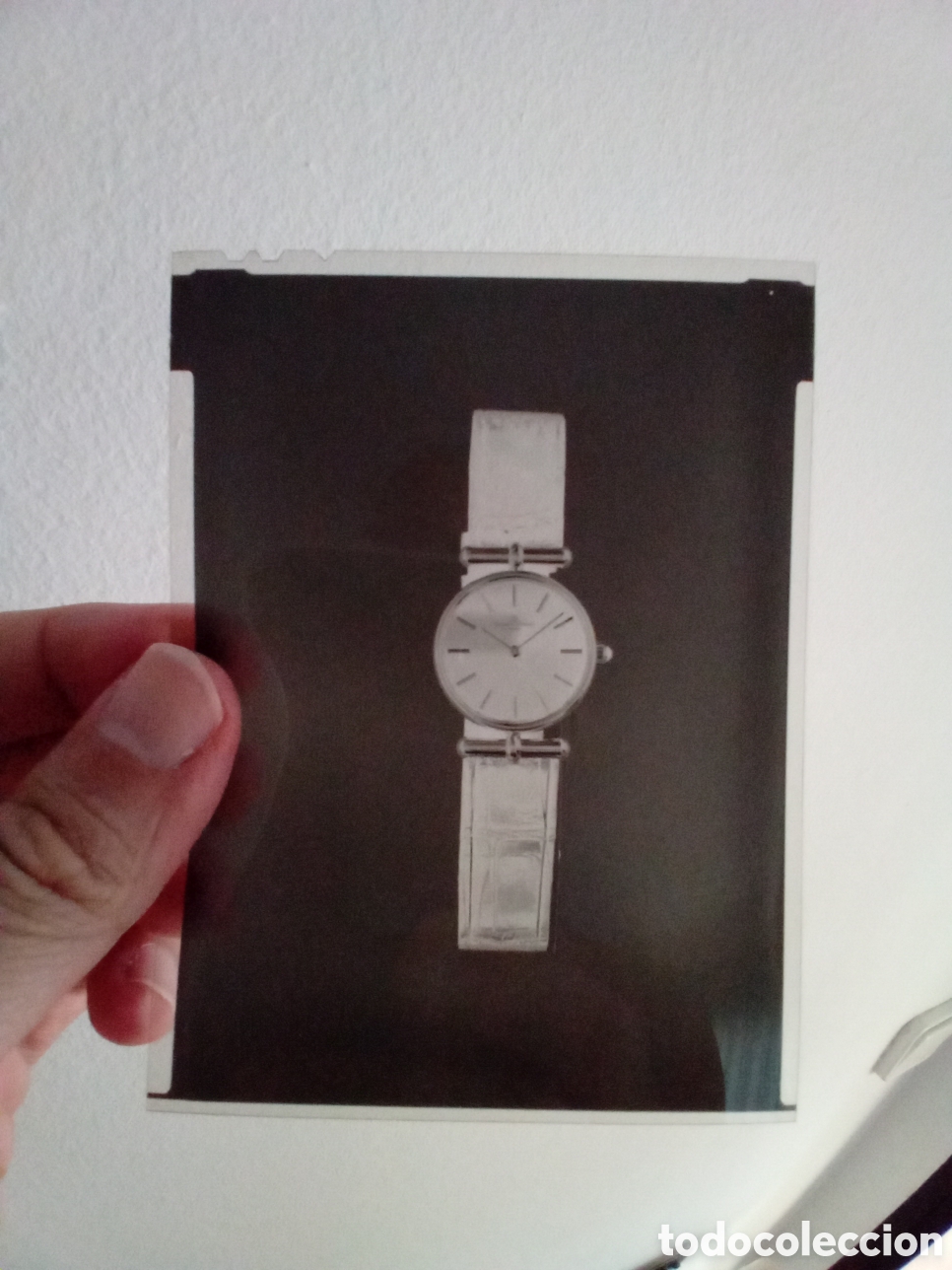 Fotografia antica: RELOJ BAUME & MERCIER A&Ntilde;OS 70S. FOTOGRAF&Iacute;A ORIGINAL DE ESTUDIO. NEGATIVO GRAN FORMATO