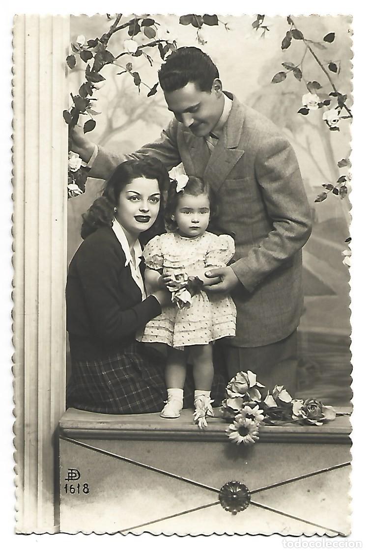 Fotograf&iacute;a antigua: ANTIGUA FELICITACION DE FOTOGRAFO, FAMILIAR