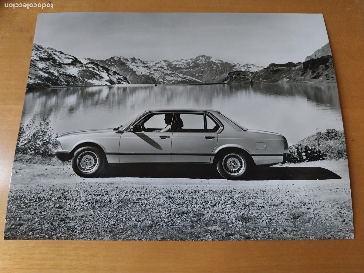 Fotograf&iacute;a antigua: BMW SERIE 7 FOTO AGENCIA 80&acute;S 23,8X17,8CM ORIGINAL MOTOR AUTO
