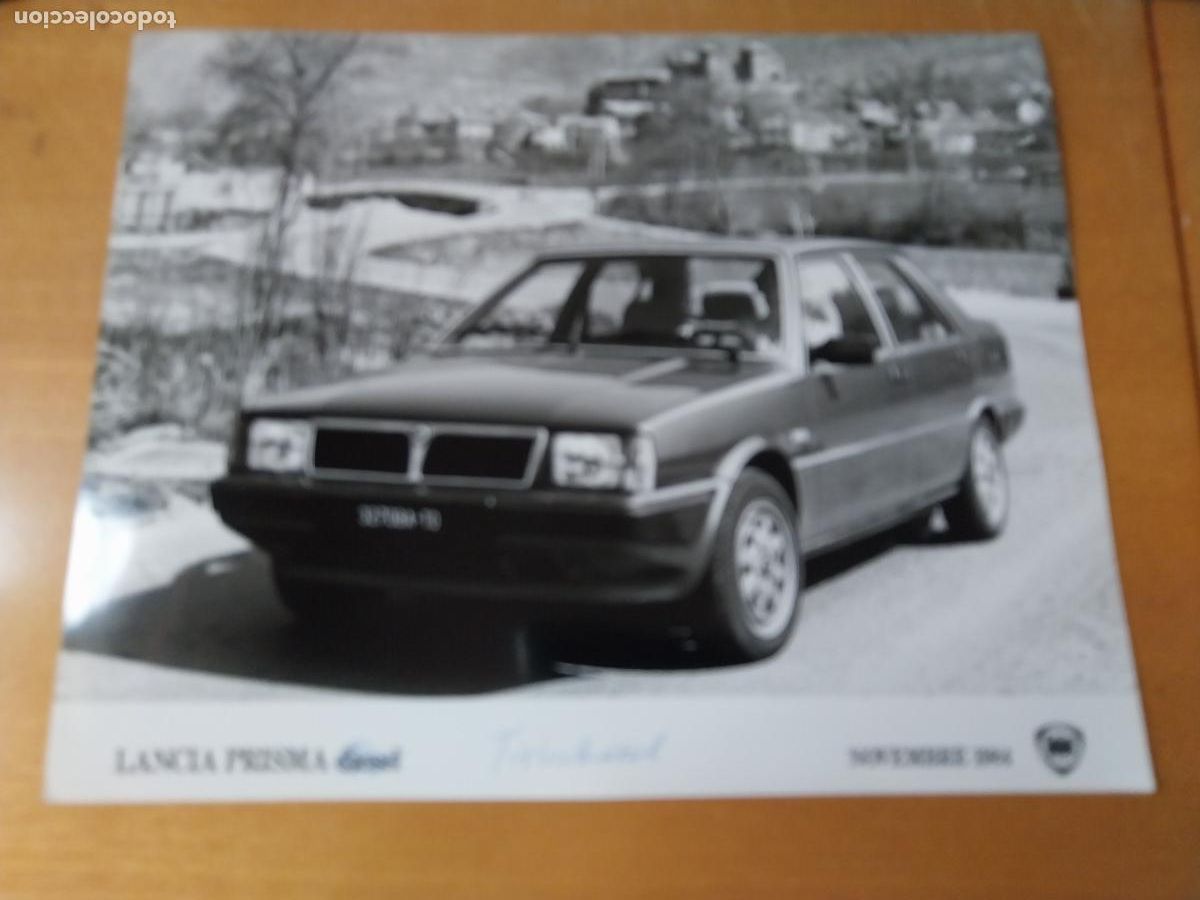 Fotograf&iacute;a antigua: LANCIA PRISMA TURBODIESEL FOTO AGENCIA 80&acute;S 24,5X18,7CM ORIGINAL MOTOR AUTO