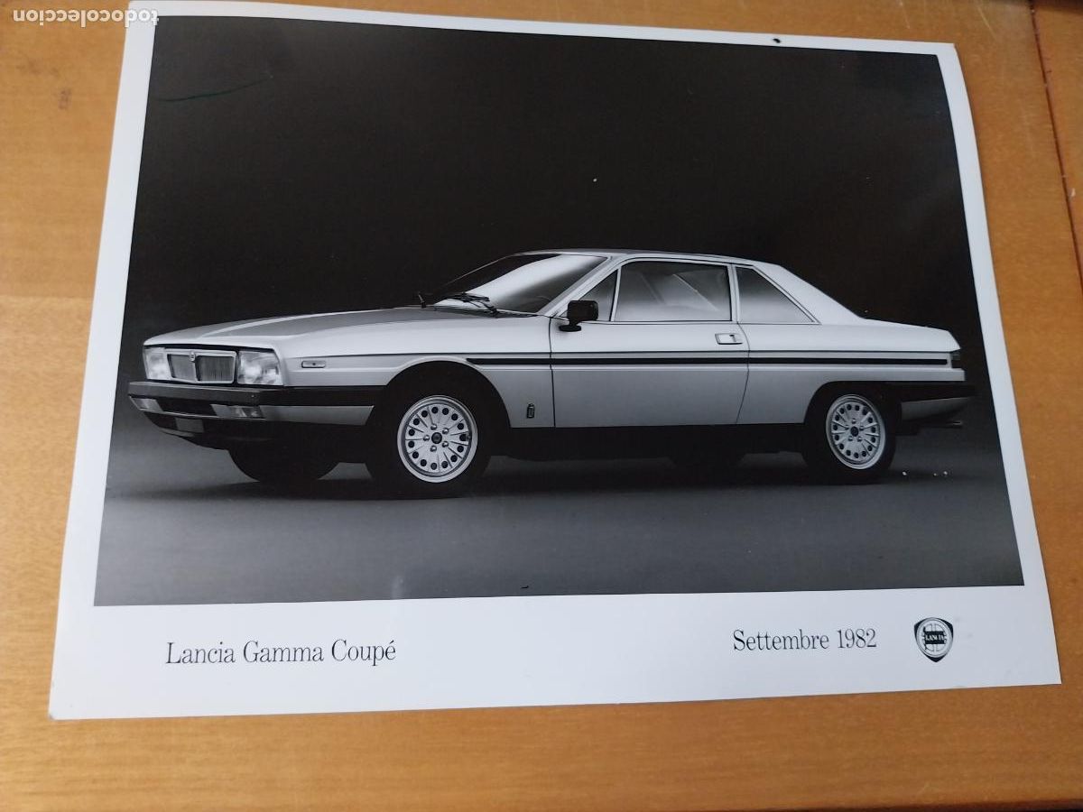 Fotograf&iacute;a antigua: LANCIA GAMMA COUPE 1982 FOTO AGENCIA 80&acute;S 24,3X18,8CM ORIGINAL MOTOR AUTO