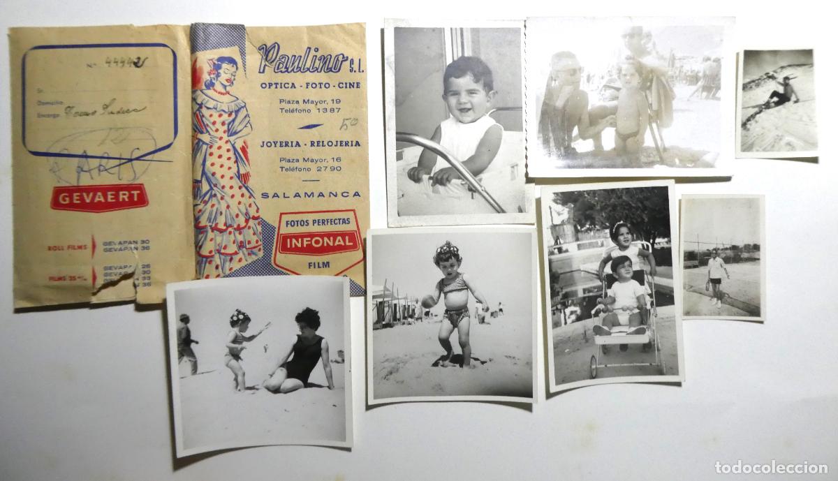 Fotograf&iacute;a antigua: Sobre con 20 fotografias familiares y vistas, blanco y negro