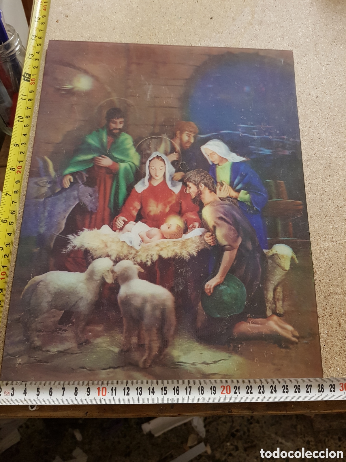 Fotograf&iacute;a antigua: Fotograf&iacute;a en 3d de la Natividad - Foto 1