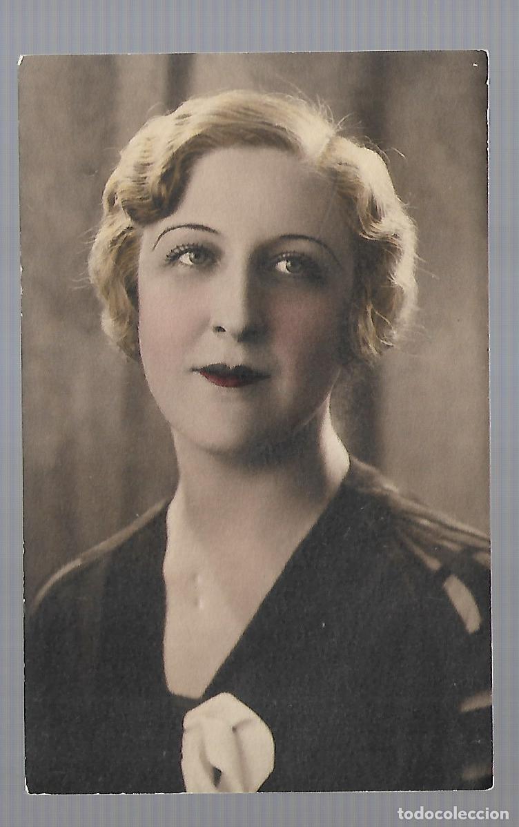 Alte Fotografie: M3- ANTIGUA FOTOGRAFIA DE UNA DAMA -FOTO - DEDICADA