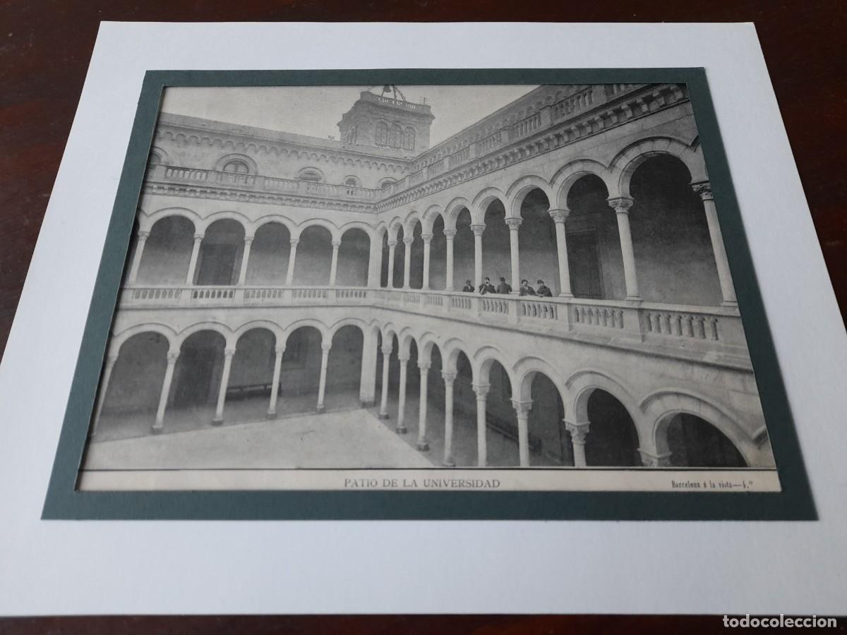 Fotograf&iacute;a antigua: Fotograf&iacute;a pati interior claustre edifici historic universitat central Barcelona eixample final XIX - Foto 4