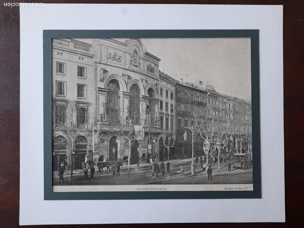 Antique Photography: Fotograf&iacute;a Teatro Principal en las Ramblas de Barcelona Ciutat Vella a finals del XIX