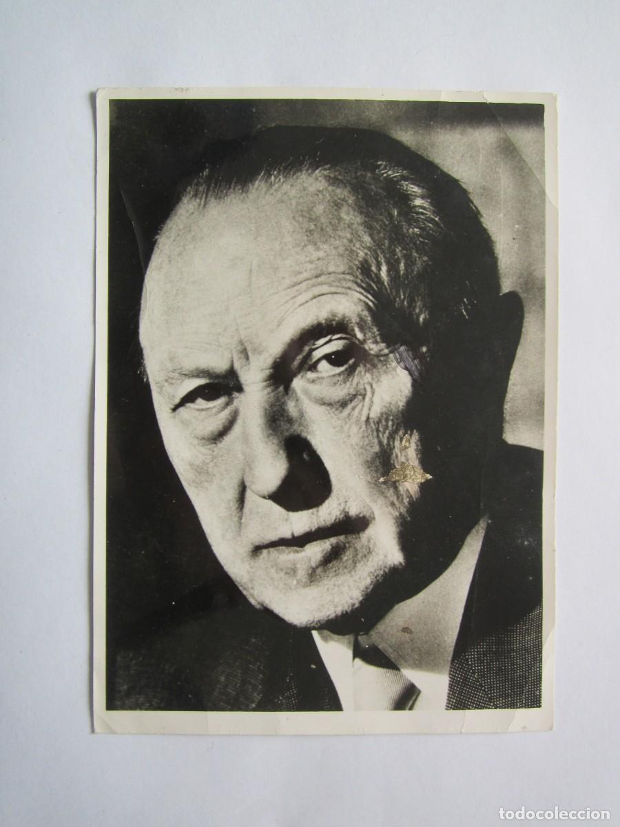 Fotograf&iacute;a antigua: FOTOGRAFIA DE ADENAUER 13X18