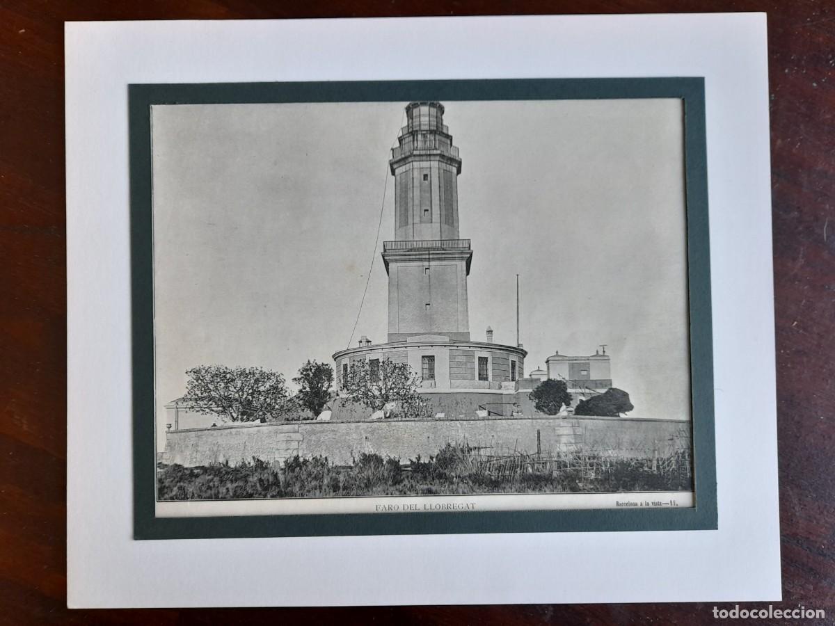 Fotograf&iacute;a antigua: fotograf&iacute;a Far del Llobregat o Torre del riu al Port de Barcelona a principis del XX