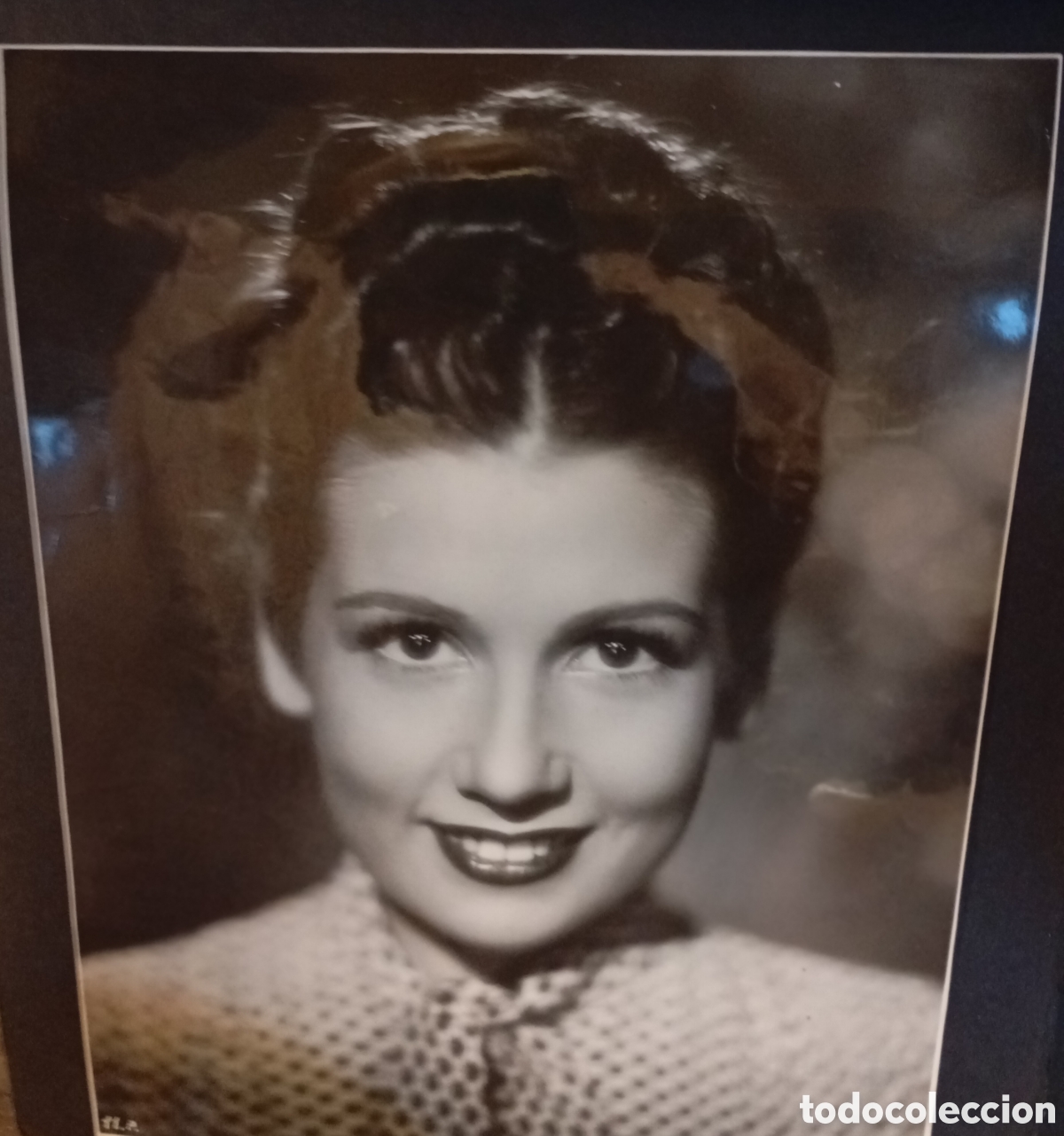 Fotografia antiga: Antigua fotograf&iacute;a original in&eacute;dita de la gran actriz Pastora Pe&ntilde;a