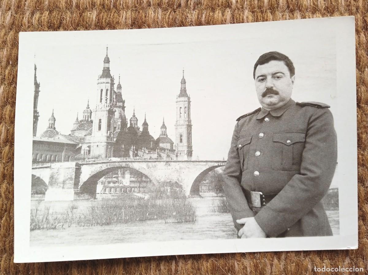Fotograf&iacute;a antigua: MILITAR EN ZARAGOZA........ - Foto 1