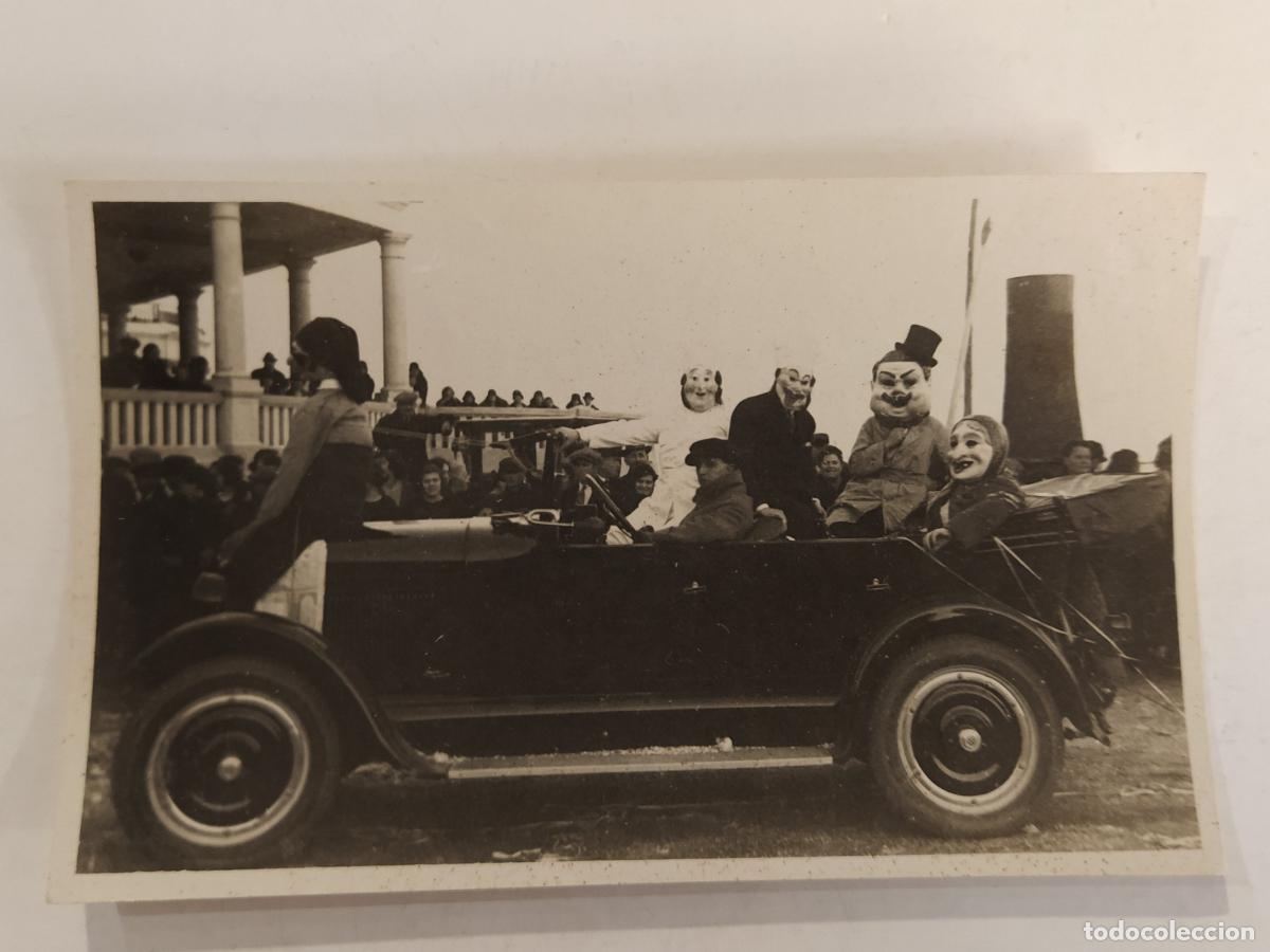 Fotograf&iacute;a antigua: CARNAVAL - COCHE - FOTOGRAFIA ANTIGUA -(111.542)