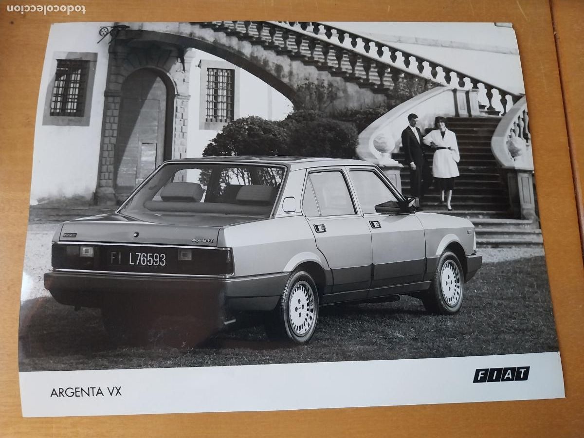 Fotograf&iacute;a antigua: FIAT ARGENTA VX FOTO PRESS A&Ntilde;OS 80 ORIGINAL 24x18,8cm FOTOGRAFIA