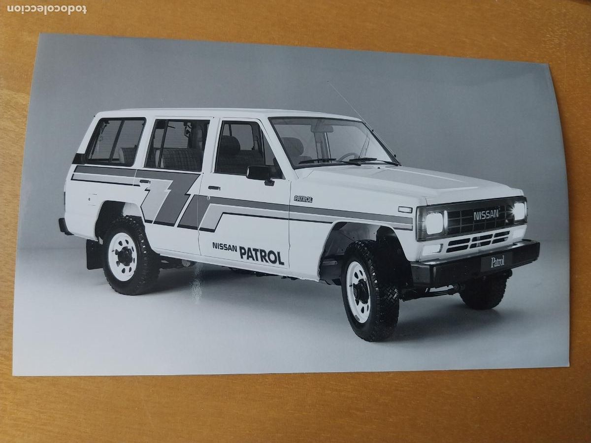 Fotograf&iacute;a antigua: NISSAN PATROL &ne; FOTO PRESS 1985 ORIGINAL 17,8X10,8cm FOTOGRAFIA AUTOS COCHES TODOTERRENO