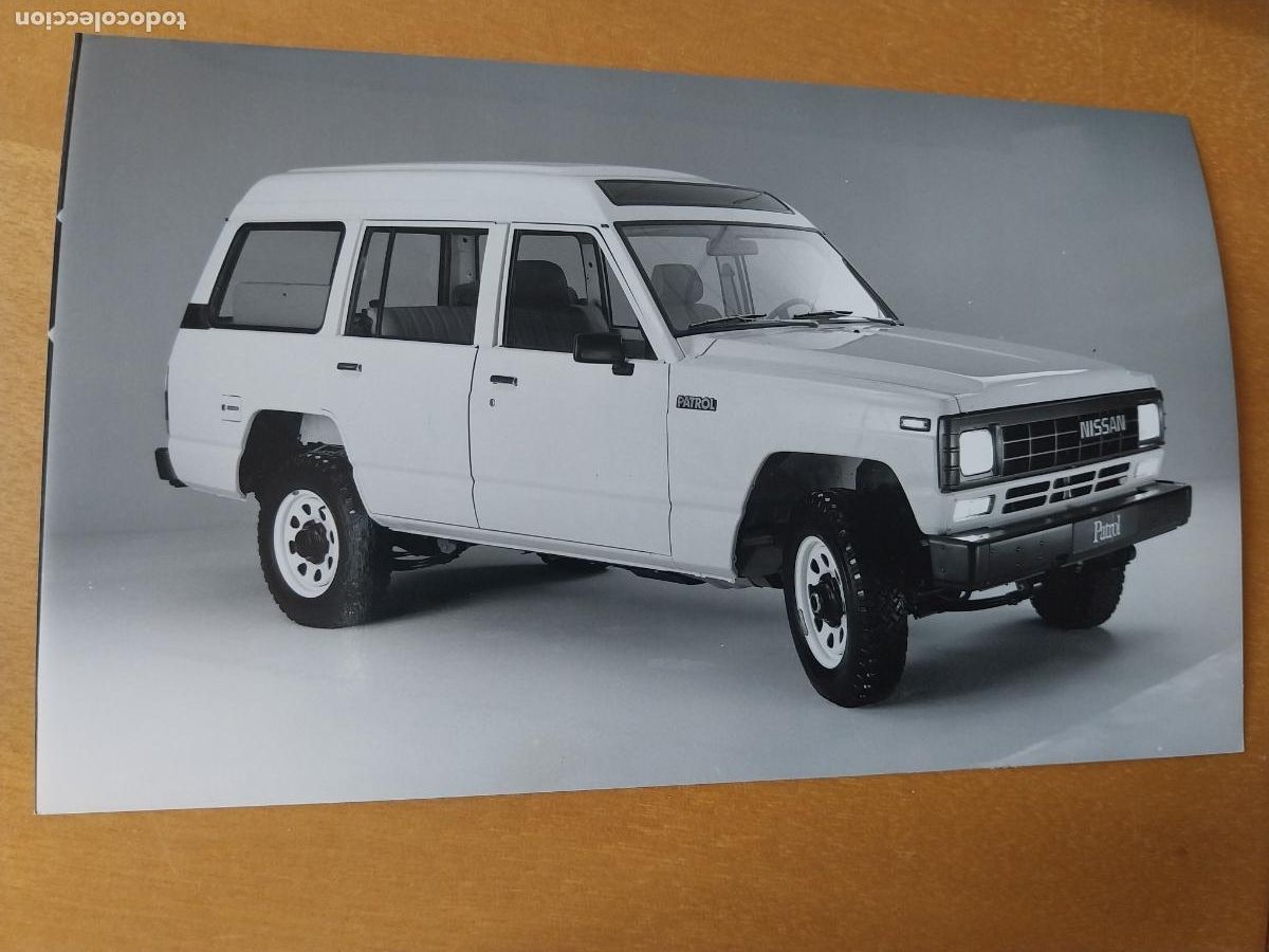 Fotograf&iacute;a antigua: NISSAN PATROL FOTO PRESS 1985 ORIGINAL 17,8X10,8cm FOTOGRAFIA AUTOS COCHES TODOTERRENO