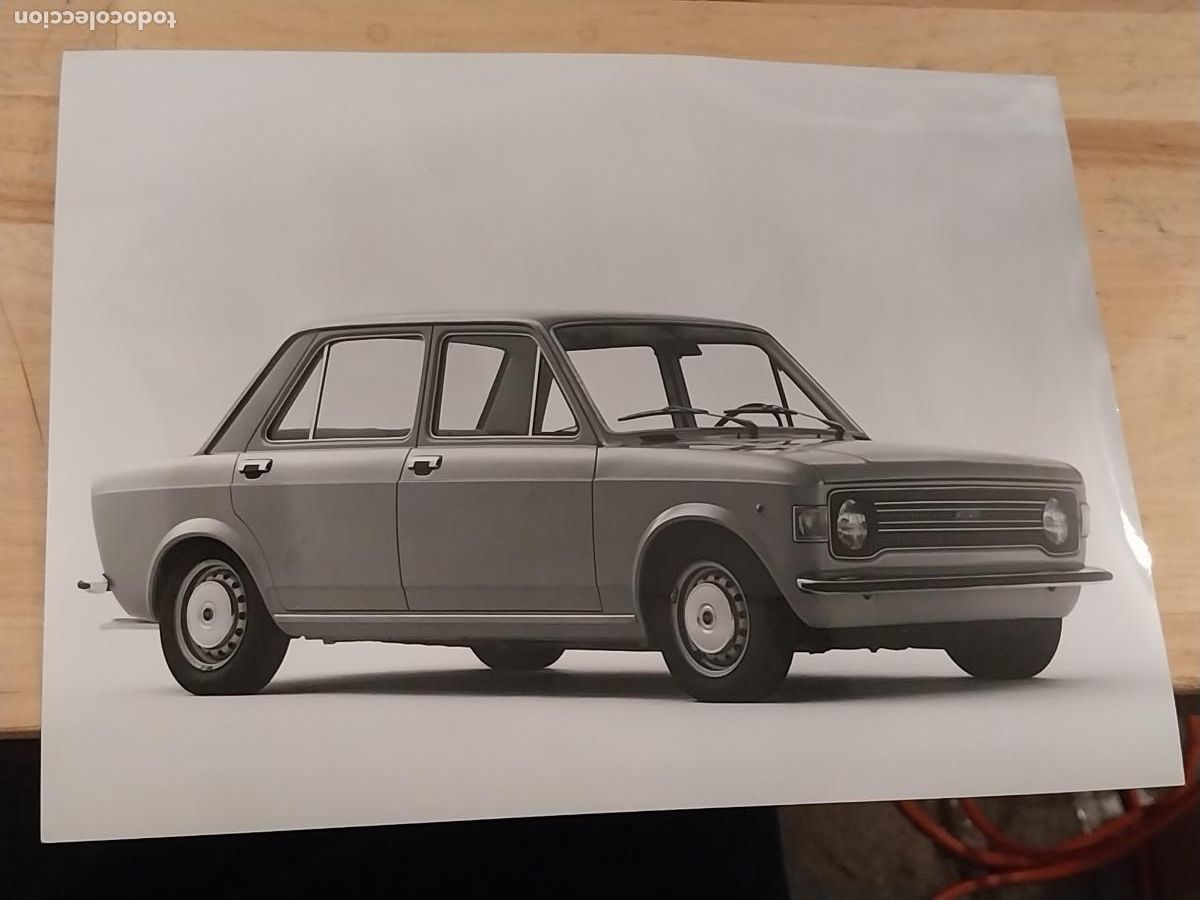 Fotograf&iacute;a antigua: FIAT 128 FOTO PRESS ORIGINAL 23,3X17,3CMS AUTOMOCION COCHES