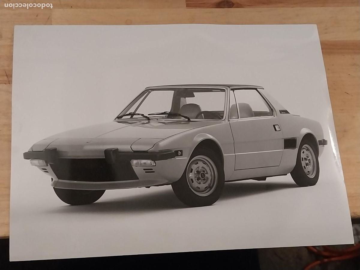 Fotograf&iacute;a antigua: FIAT X 1/9 FOTO PRESS ORIGINAL 23X17CMS AUTOMOCION COCHES