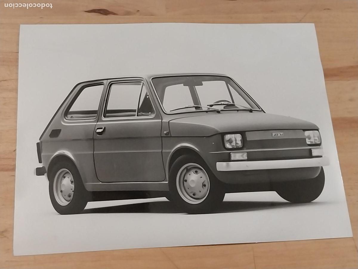 Fotograf&iacute;a antigua: FIAT 126 FOTO PRESS ORIGINAL 23X17,2CMS AUTOMOCION COCHES