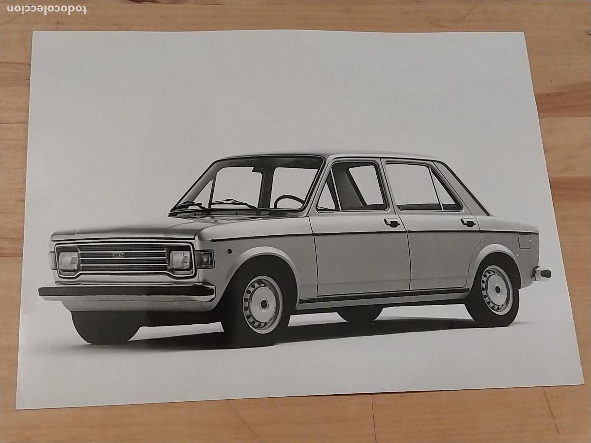 Fotograf&iacute;a antigua: FIAT 128 SPECIAL 4 PUERTAS PORTE FOTO PRESS ORIGINAL 23X17CMS AUTOMOCION COCHES