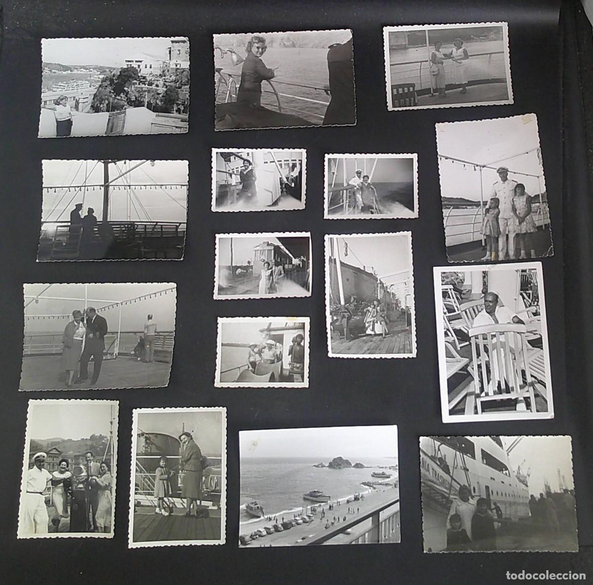 Fotograf&iacute;a antigua: LOTE DE 16 ANTIGUAS FOTOGRAF&Iacute;AS, FAMILIARES ,BARCO, LUGAR POR DETERMINAR, VER FOTOS