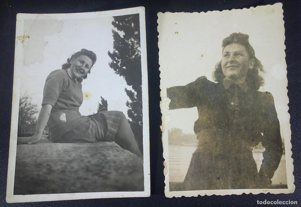 Alte Fotografie: 2 ANTIGUA FOTOGRAF&Iacute;AS , MUJERES POSANDO, VER FOTOS