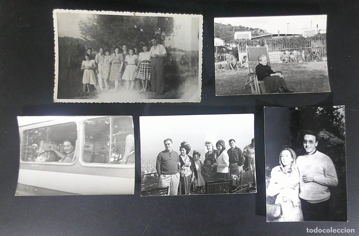 Fotograf&iacute;a antigua: LOTE DE 5 ANTIGUAS FOTOGRAF&Iacute;AS , GRUPOS DE PERSONAS , FAMILIA , VER FOTOS