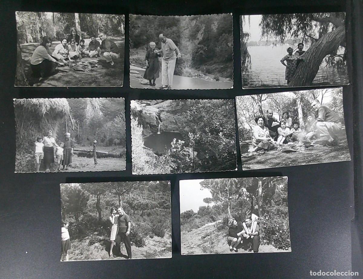 Fotograf&iacute;a antigua: LOTE DE 8 ANTIGUAS FOTOGRAF&Iacute;AS , GRUPOS DE PERSONAS , FAMILIA ,MONTA&Ntilde;A, VER FOTOS