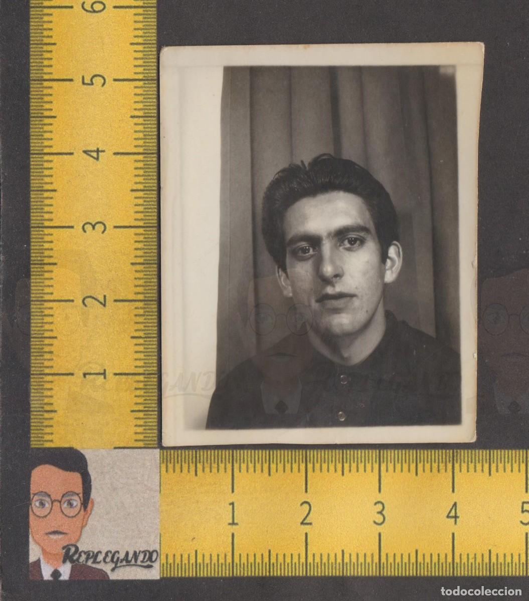 Antique Photography: RETRATO GUAPO CHICO JOVEN - HOMBRE SERIO SEXY GRANDES OJOS - FOTO ANTIGUA ESTUDIO A&Ntilde;OS 40 - LGTB
