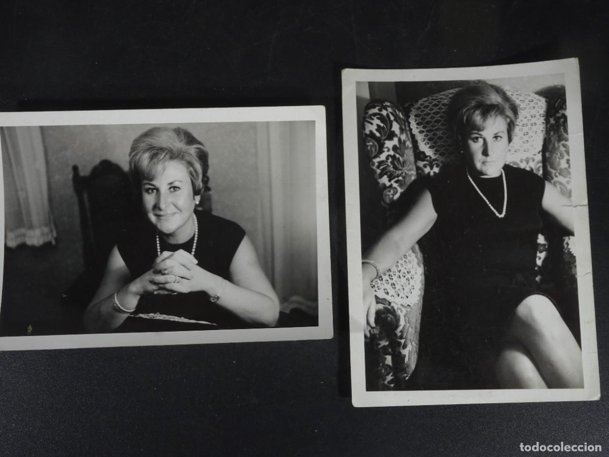 Fotografia antiga: 2 ANTIGUAS FOTOGRAF&Iacute;AS, MUJER POSANDO, VER FOTOS