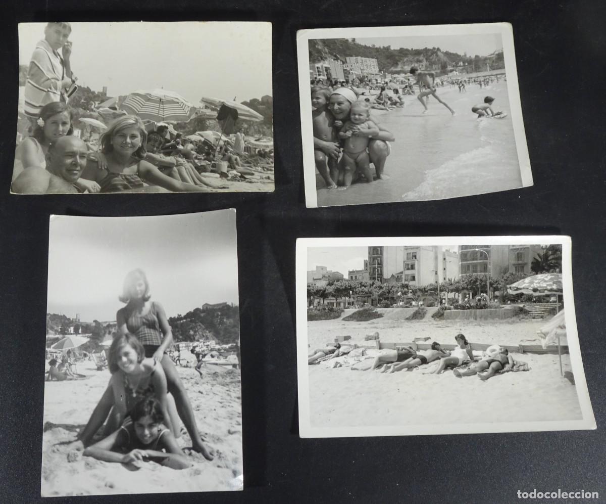 Fotografia antiga: 4 ANTIGUAS FOTOGRAF&Iacute;AS FAMILIARES, NI&Ntilde;OS, PLAYA, VER FOTOS