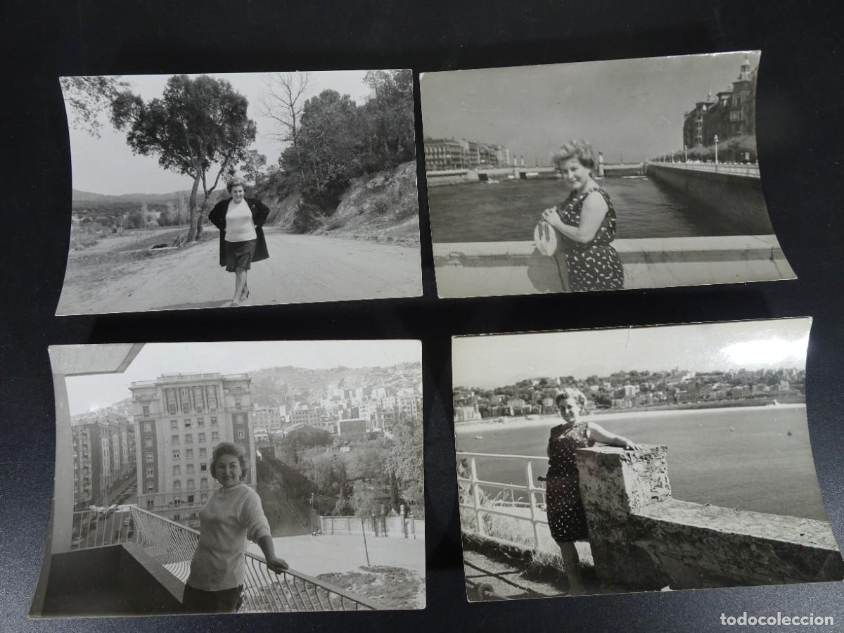 Fotografia antiga: LOTE DE 4 ANTIGUAS FOTOGRAF&Iacute;AS FAMILIARES , MUJER POSANDO, ,VER FOTOS