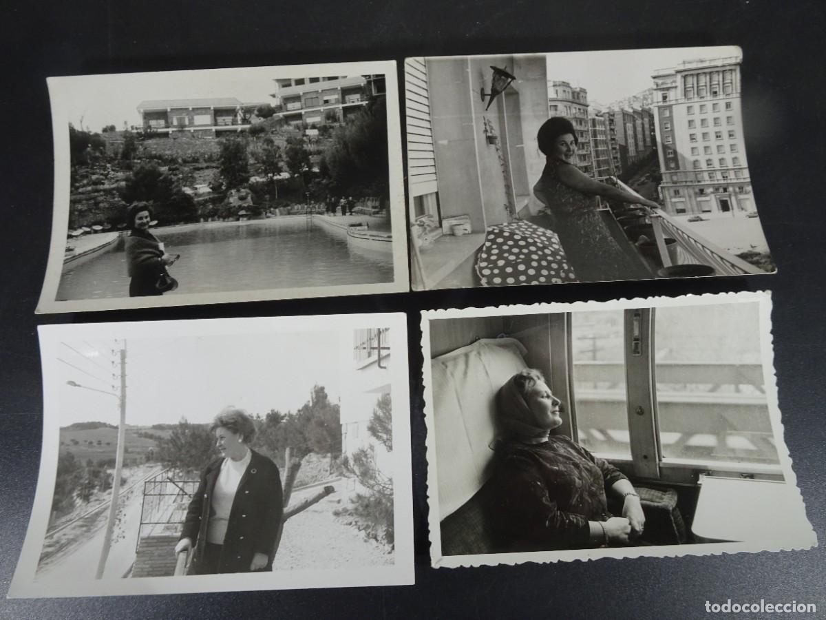 Fotografia antiga: LOTE DE 4 ANTIGUAS FOTOGRAF&Iacute;AS FAMILIARES , MUJER POSANDO, ,VER FOTOS