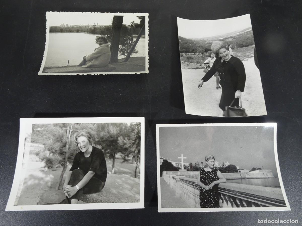 Alte Fotografie: LOTE DE 4 ANTIGUAS FOTOGRAF&Iacute;AS FAMILIARES , MUJER POSANDO, ,VER FOTOS