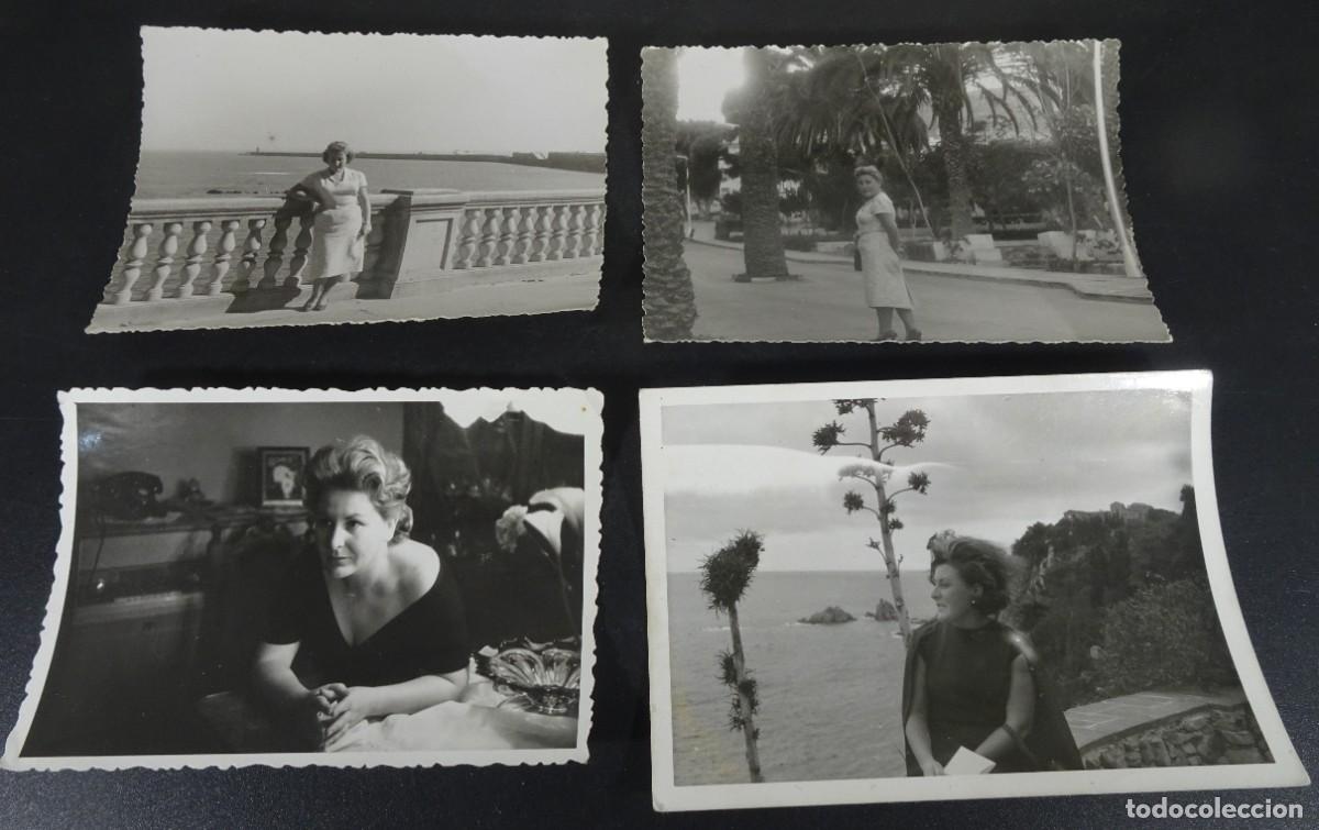 Fotografia antiga: LOTE DE 4 ANTIGUAS FOTOGRAF&Iacute;AS FAMILIARES , MUJER POSANDO, ,VER FOTOS
